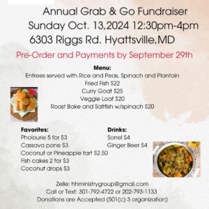 Helping Hands Ministry - Annual Grab & Go Fundraiser